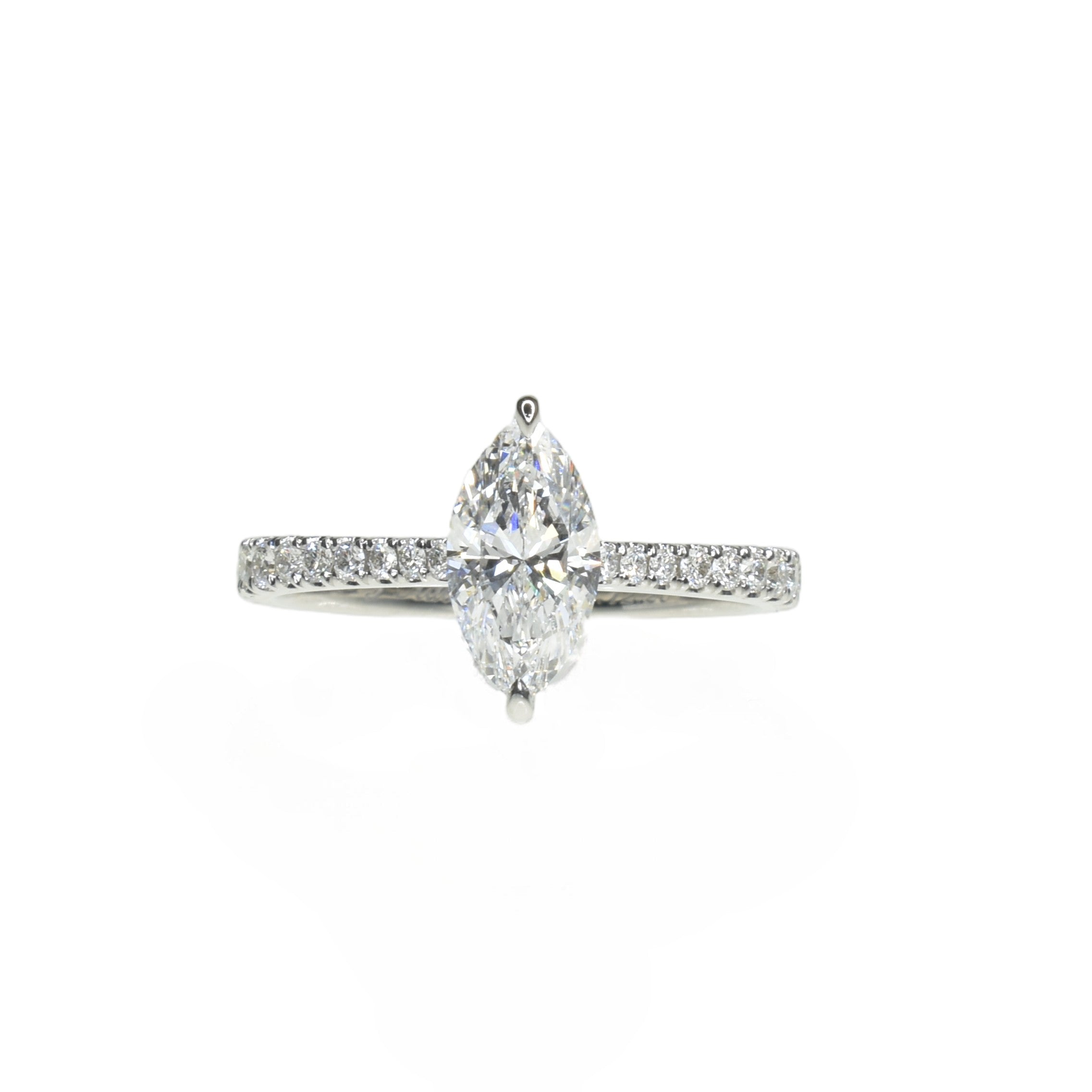 Marquise Diamond Engagement Ring