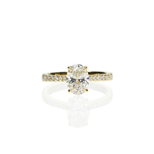 Oval Diamond Ring
