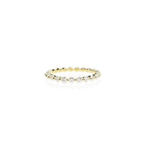 Shared Prong Eternity Band with 2.1mm Diamonds