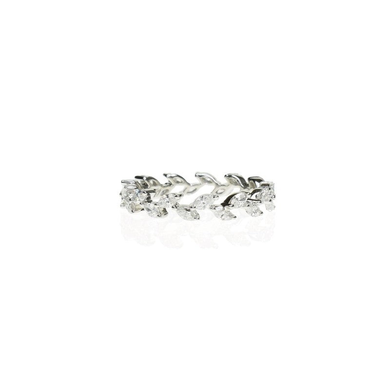 Leaf Eternity Ring