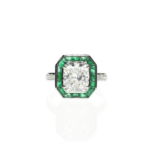 Cushion Cut Diamond Ring