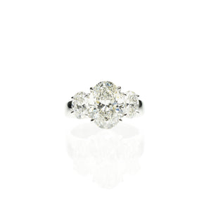 Oval Diamond Trilogy Ring