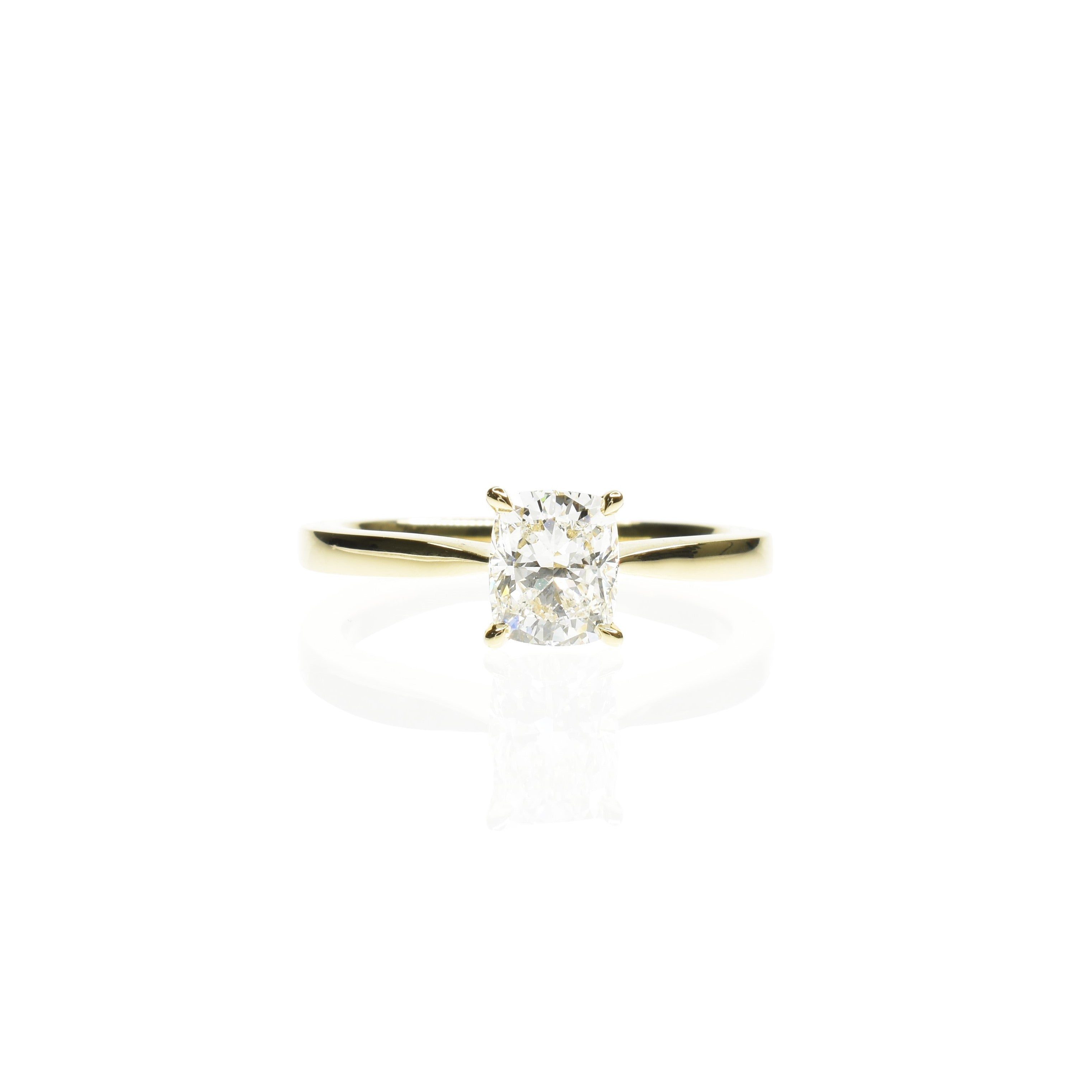 Classic Cushion cut Engagement Ring