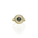 Modern Sapphire Rope Edge Ring