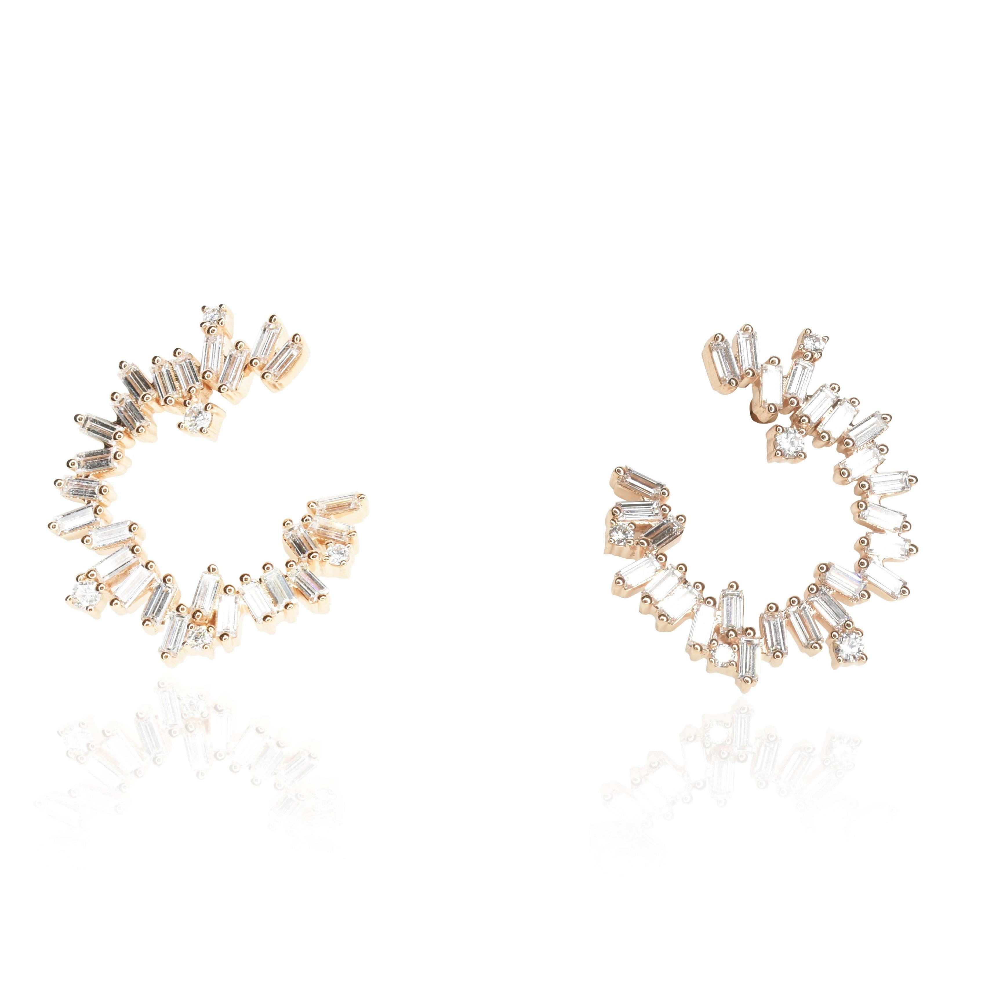 Starburst Front and Back Hoops