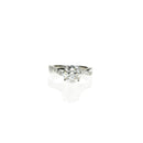 Intertwining Band Solitaire Ring