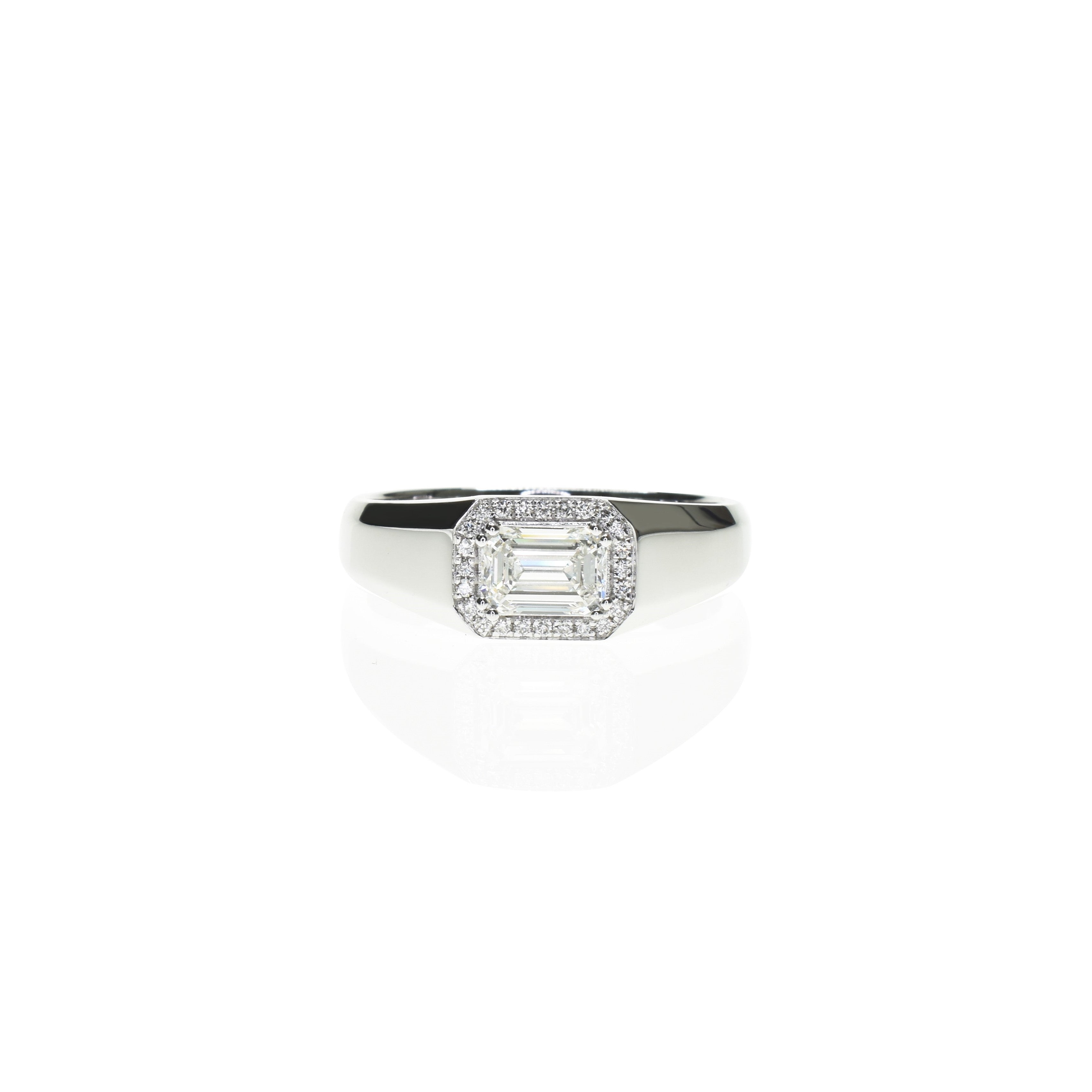 Emerald Cut Diamond Ring