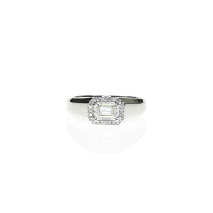 Emerald Cut Diamond Ring