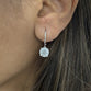 3ct Round Lab Grown Diamond Dangling Earrings