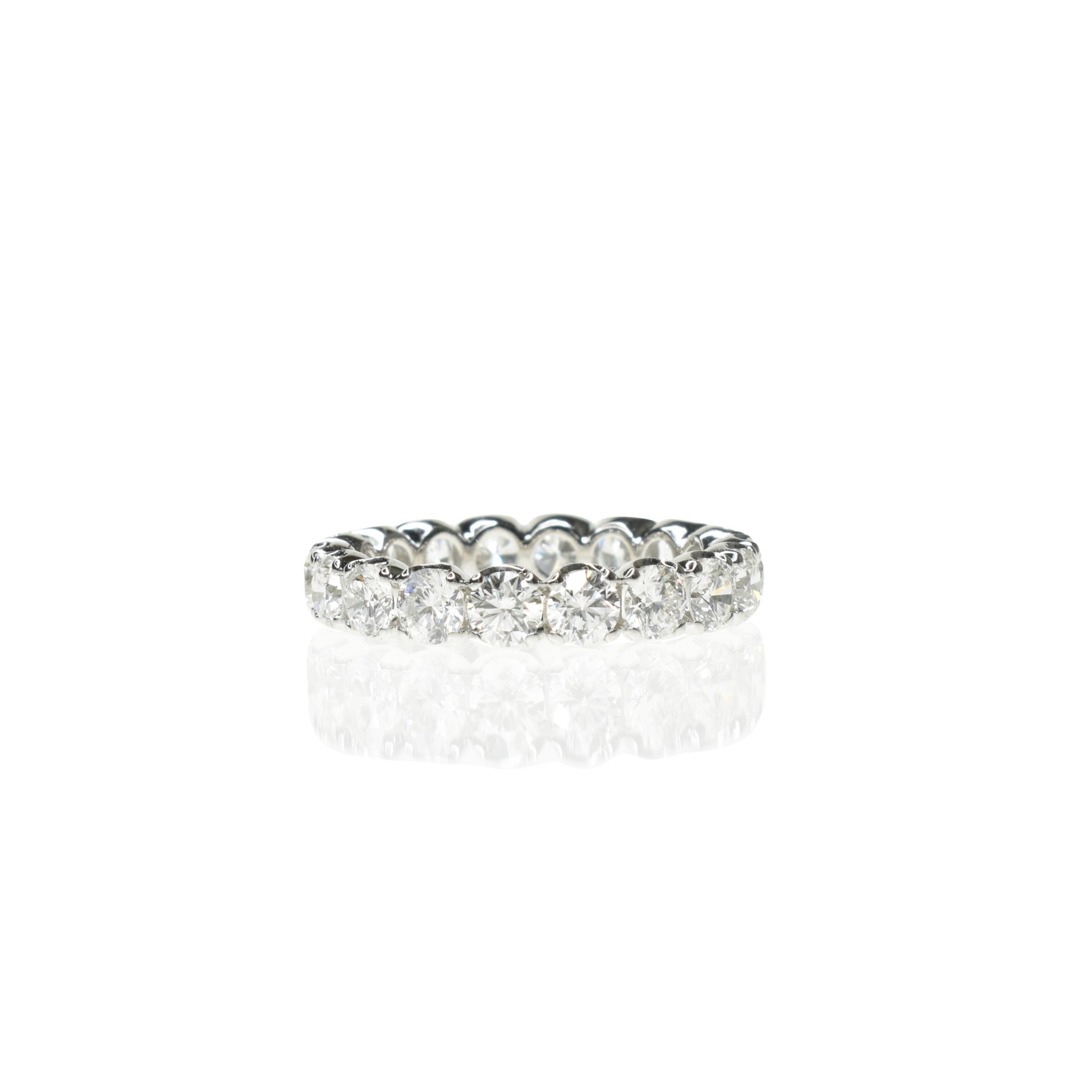 Embrace Eternity Band with 3.3mm Round Diamonds