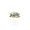 Pear shape Brown Diamond Ring