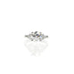 1.5ct Lab Grown Diamond Trilogy Engagement Ring with Pear Shapes