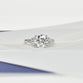 1.5ct Lab Grown Diamond Trilogy Engagement Ring with Pear Shapes