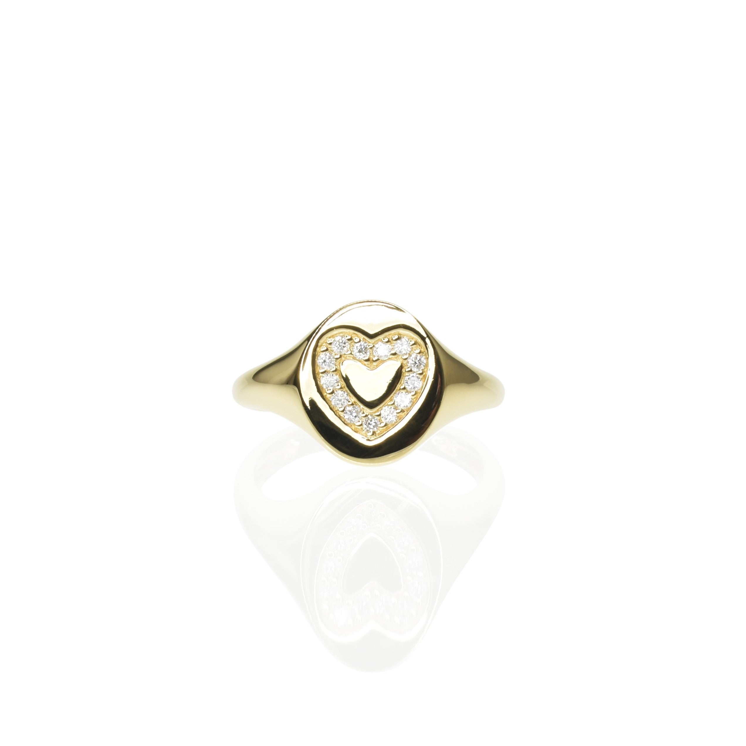Heart Signet Ring