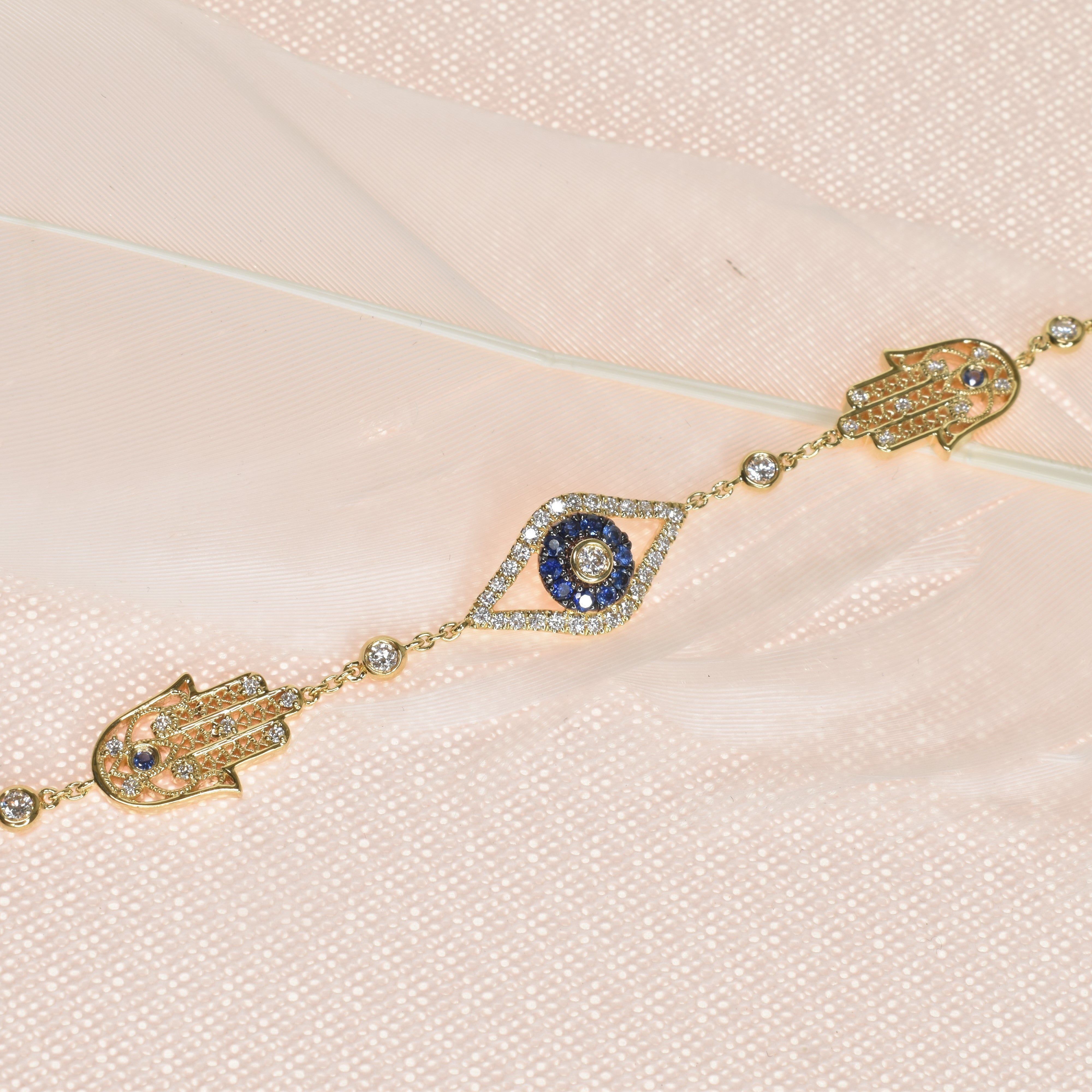 Hamsa & Evil eye bracelet