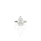 3ct Pear Shape Lab Grown Diamond Engagement Ring in a Classic Setting