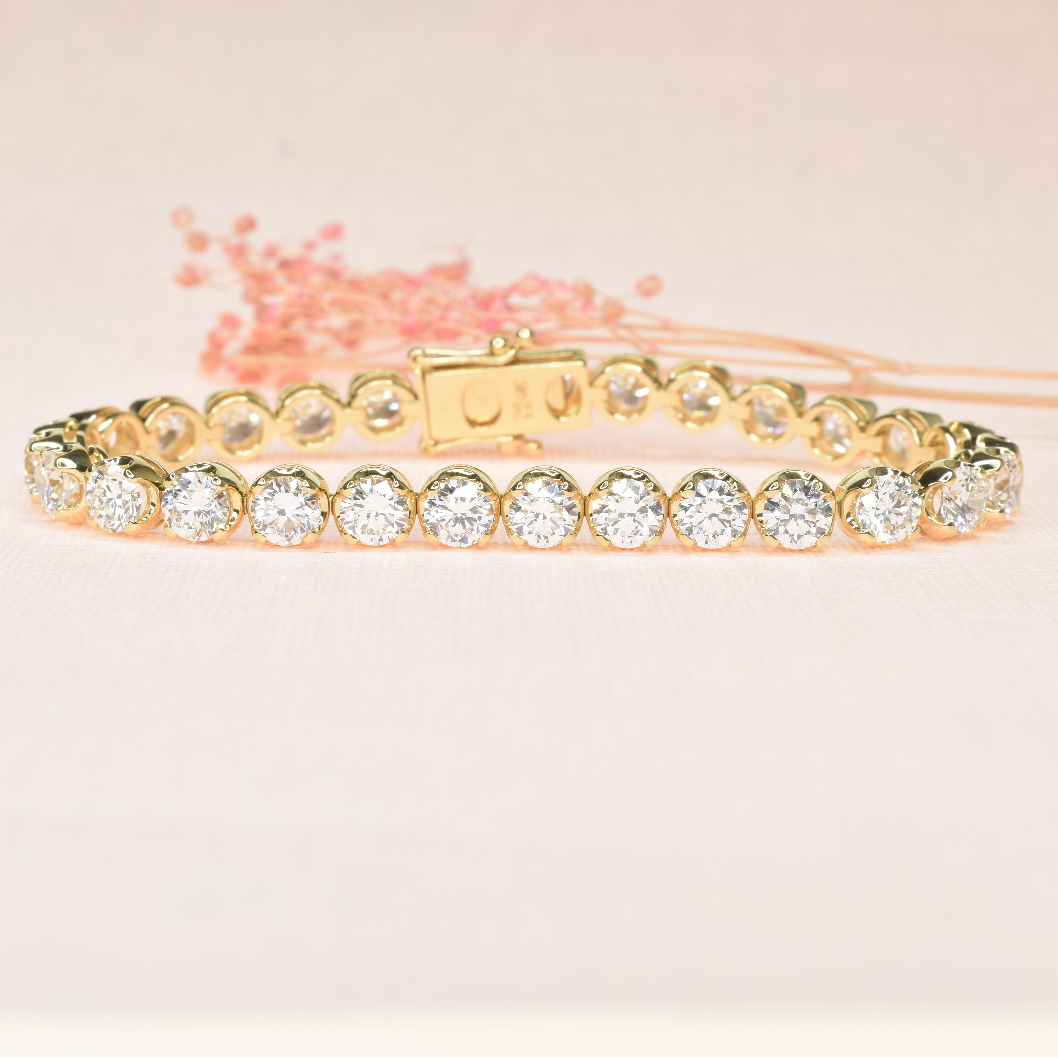 Embrace Tennis Bracelet with 4.4mm Lab Grown Diamonds