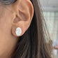 5ct Lab Grown Oval Earrings