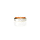 6mm Mens Two Tone Wedding Band