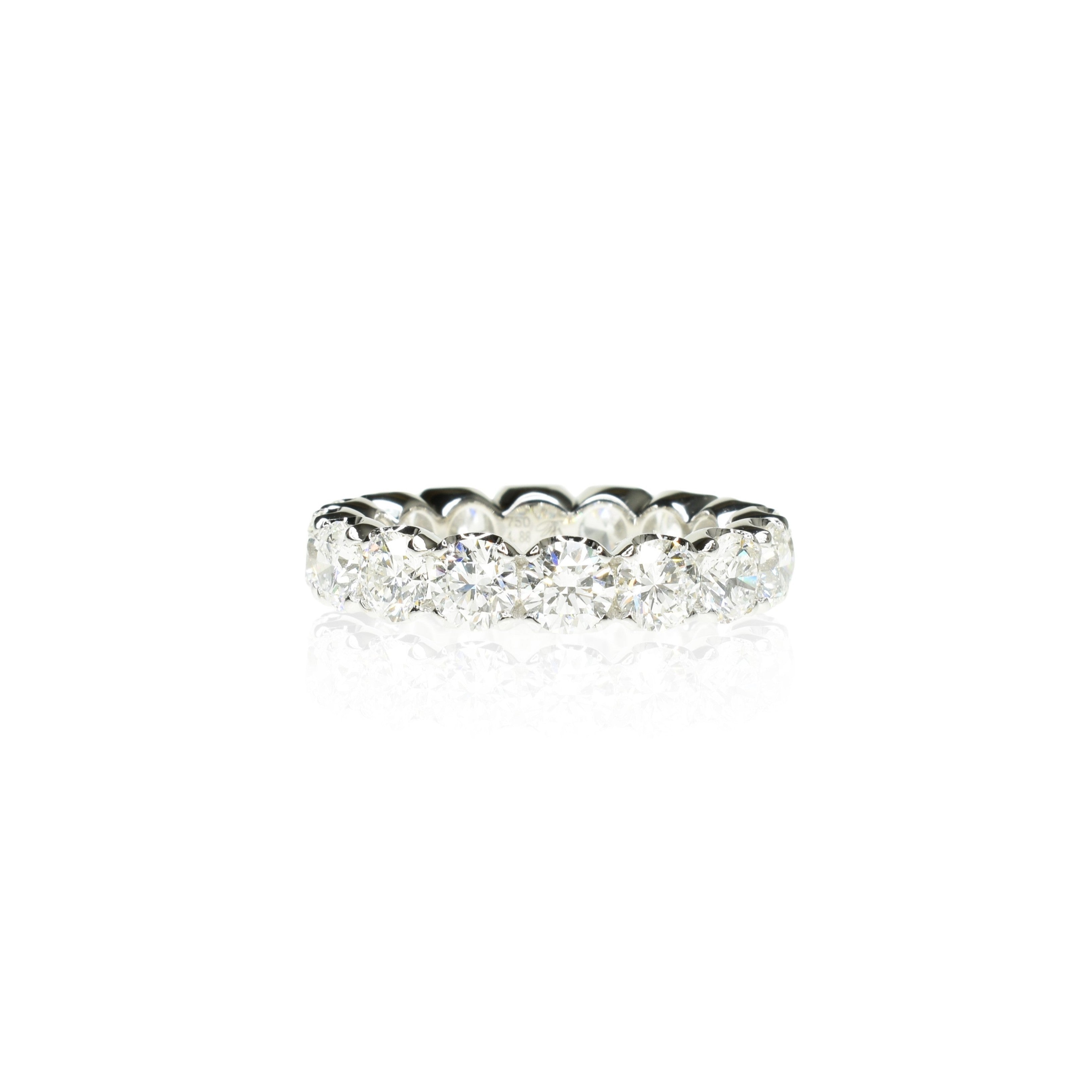 Eternity Band with 4.3mm Round Diamonds