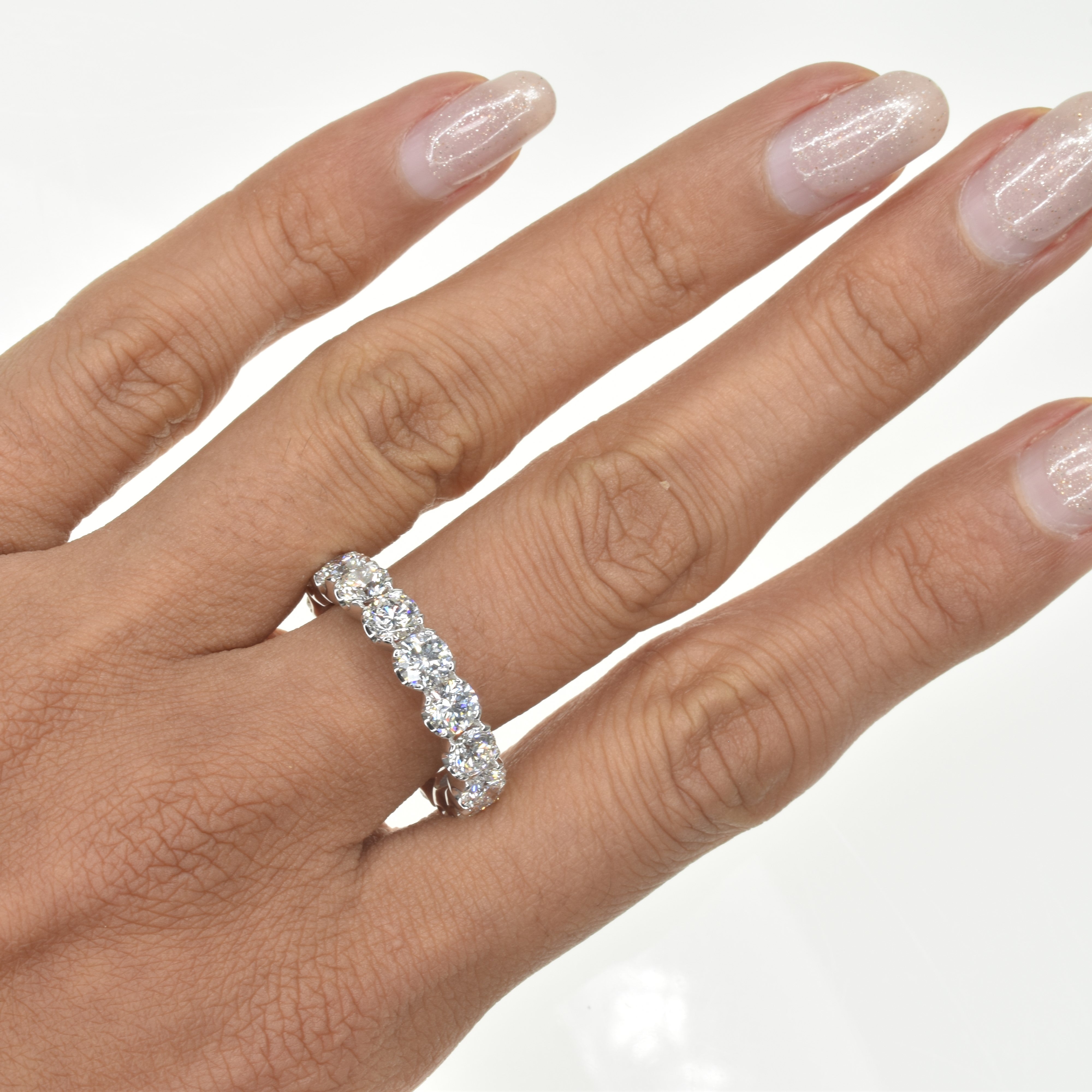 Eternity Band with 4.3mm Round Diamonds