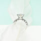 2.5ct Lab Grown Diamond Engagement Ring with Pave Band