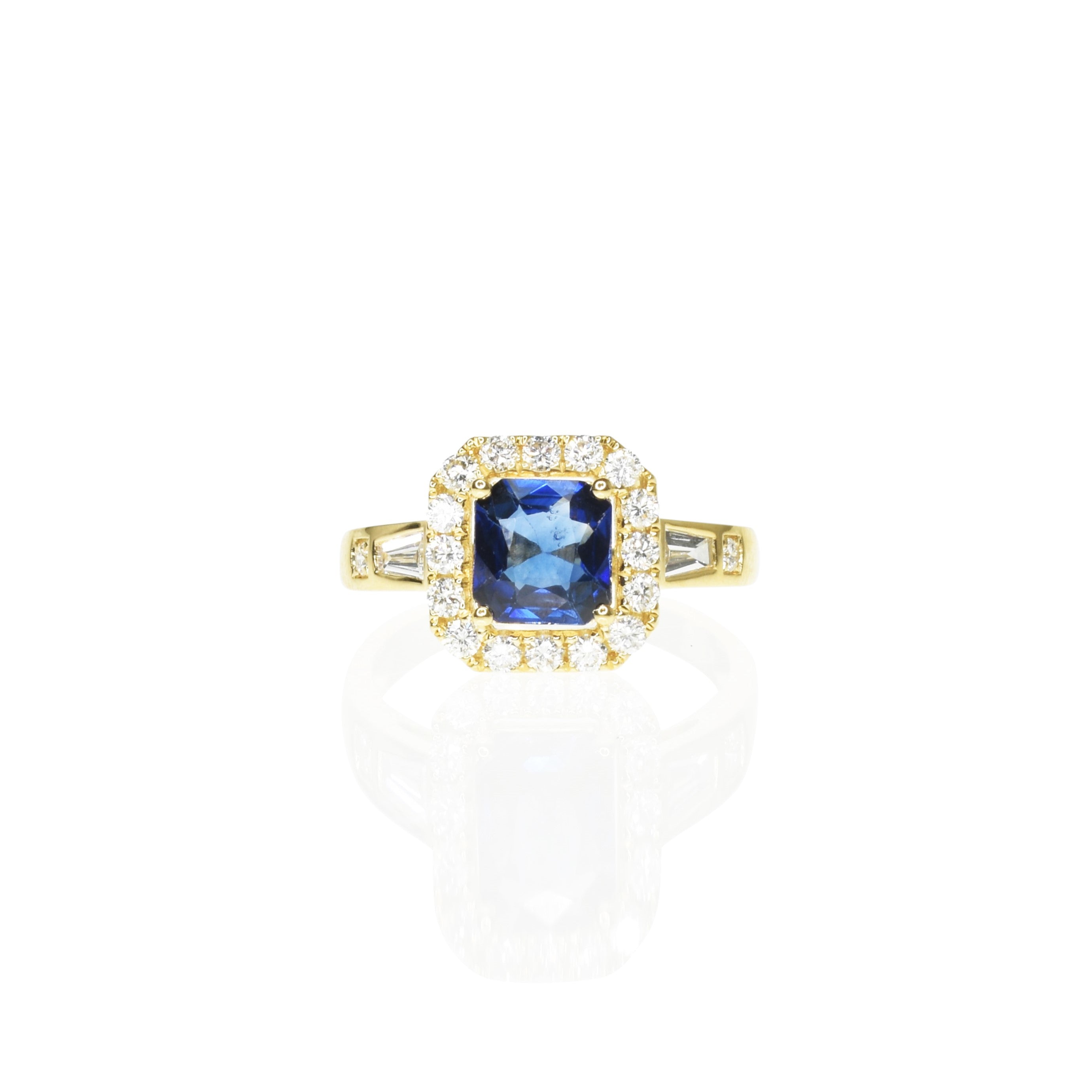 Vintage Inspired Sapphire Ring