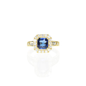 Vintage Inspired Sapphire Ring