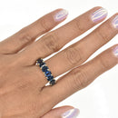 Mesmerising Octagon Sapphire Ring