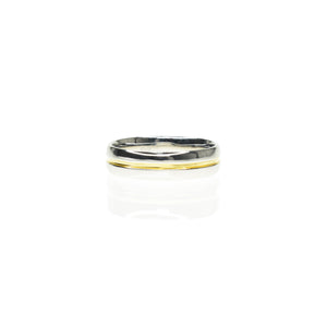 Grooved Men's Wedding Band