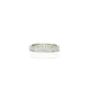 Princess cut channel set band
