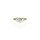 1ct Round Lab Grown Diamond Trilogy Engagement Ring