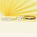 Oval Half Eternity Band