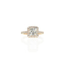 Princess Cut Diamond with Halo