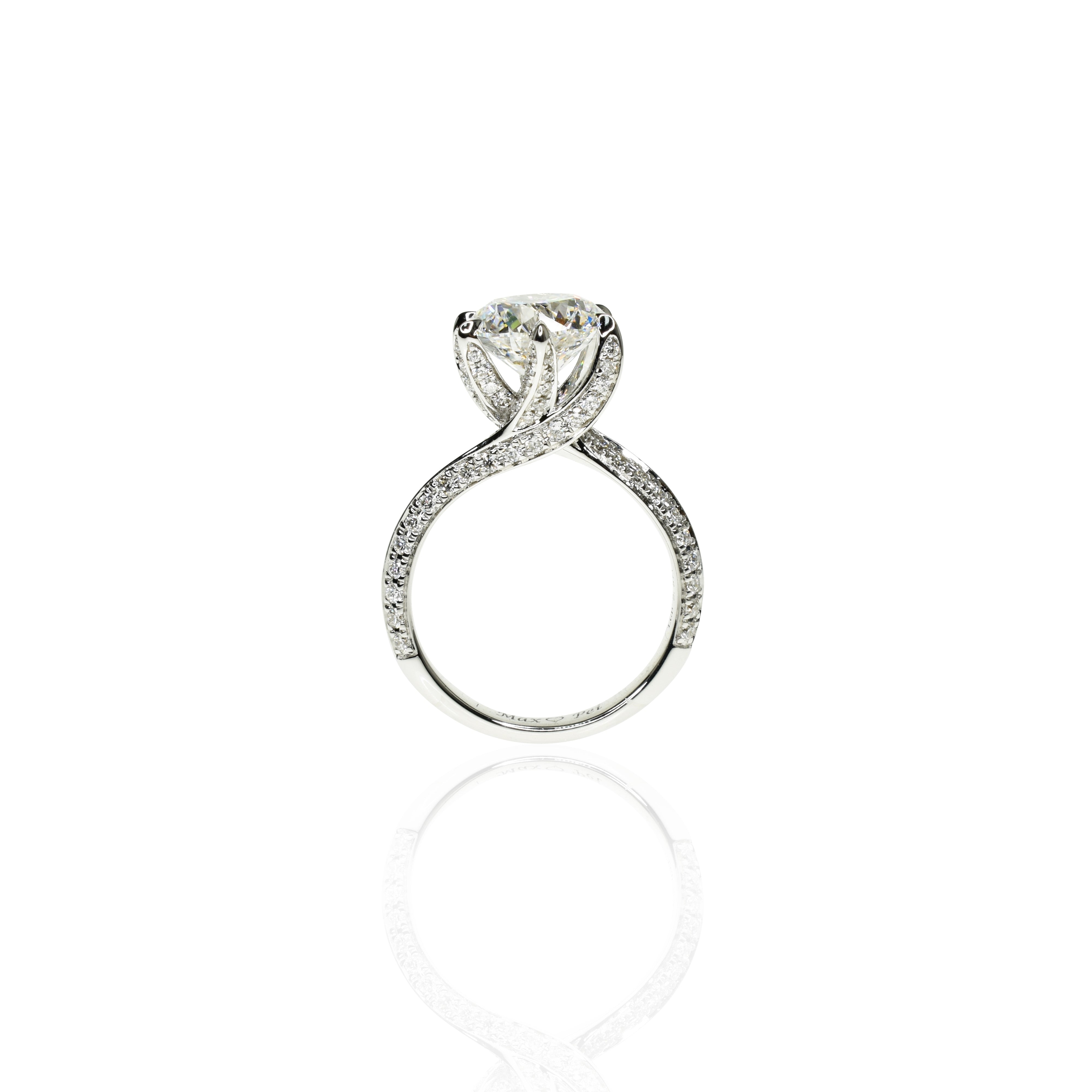 Interlaced Engagement Ring