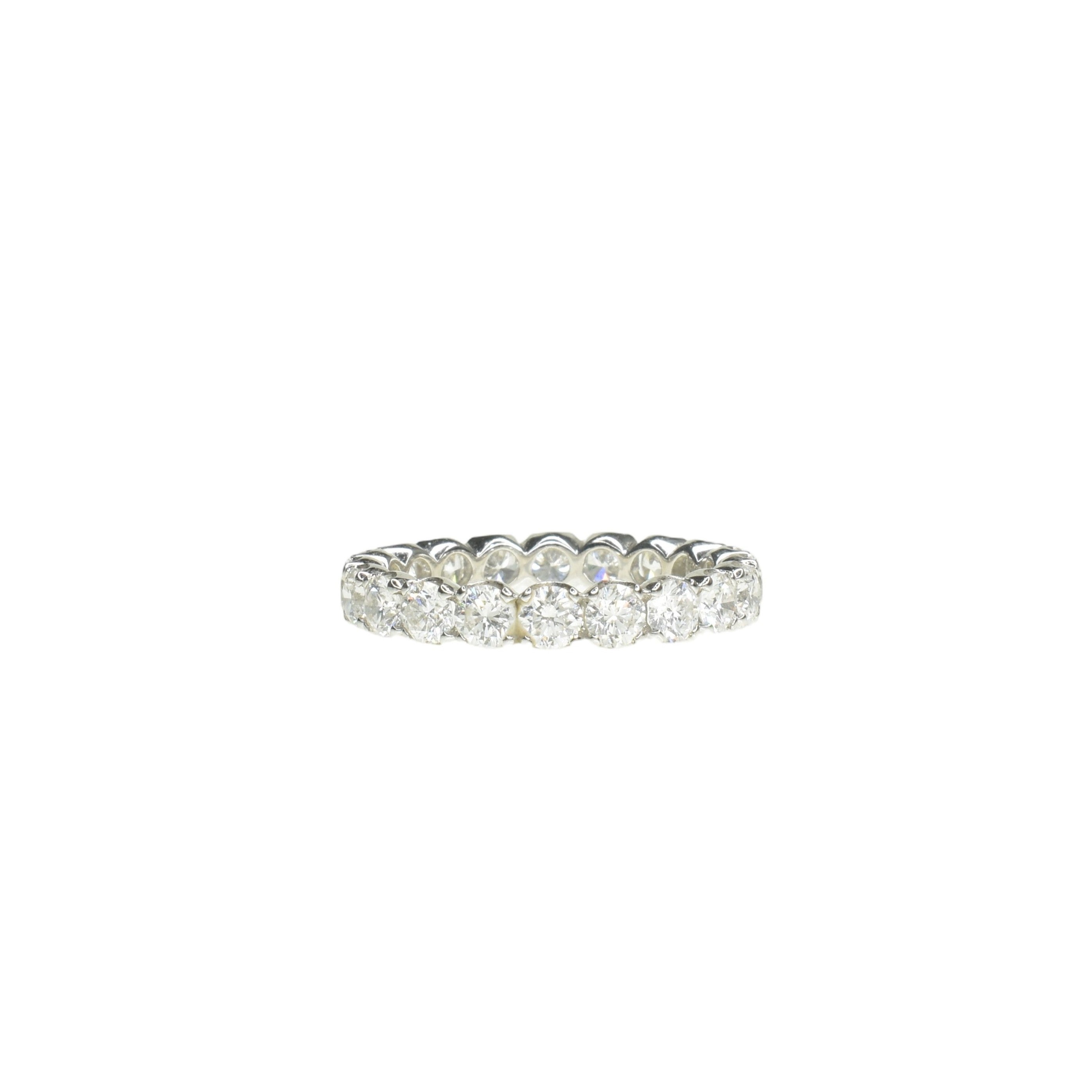 Embrace Set Eternity Band with 3mm Round Diamonds