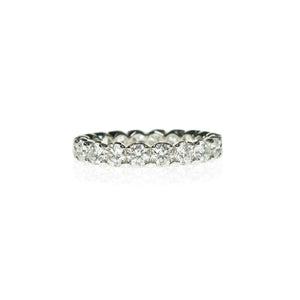 Embrace Set Eternity Band with 3mm Round Diamonds