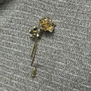 Golden Rose Lapel Pin