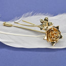 Golden Rose Lapel Pin