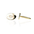 Engraved Men's gold Cufflinks