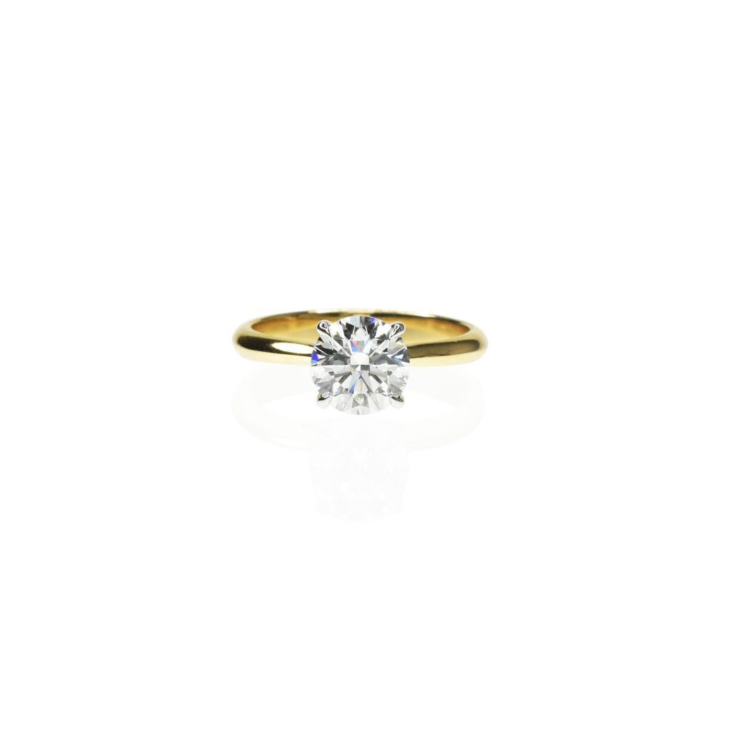 Classic 4 Prong Ring with Higher Setting