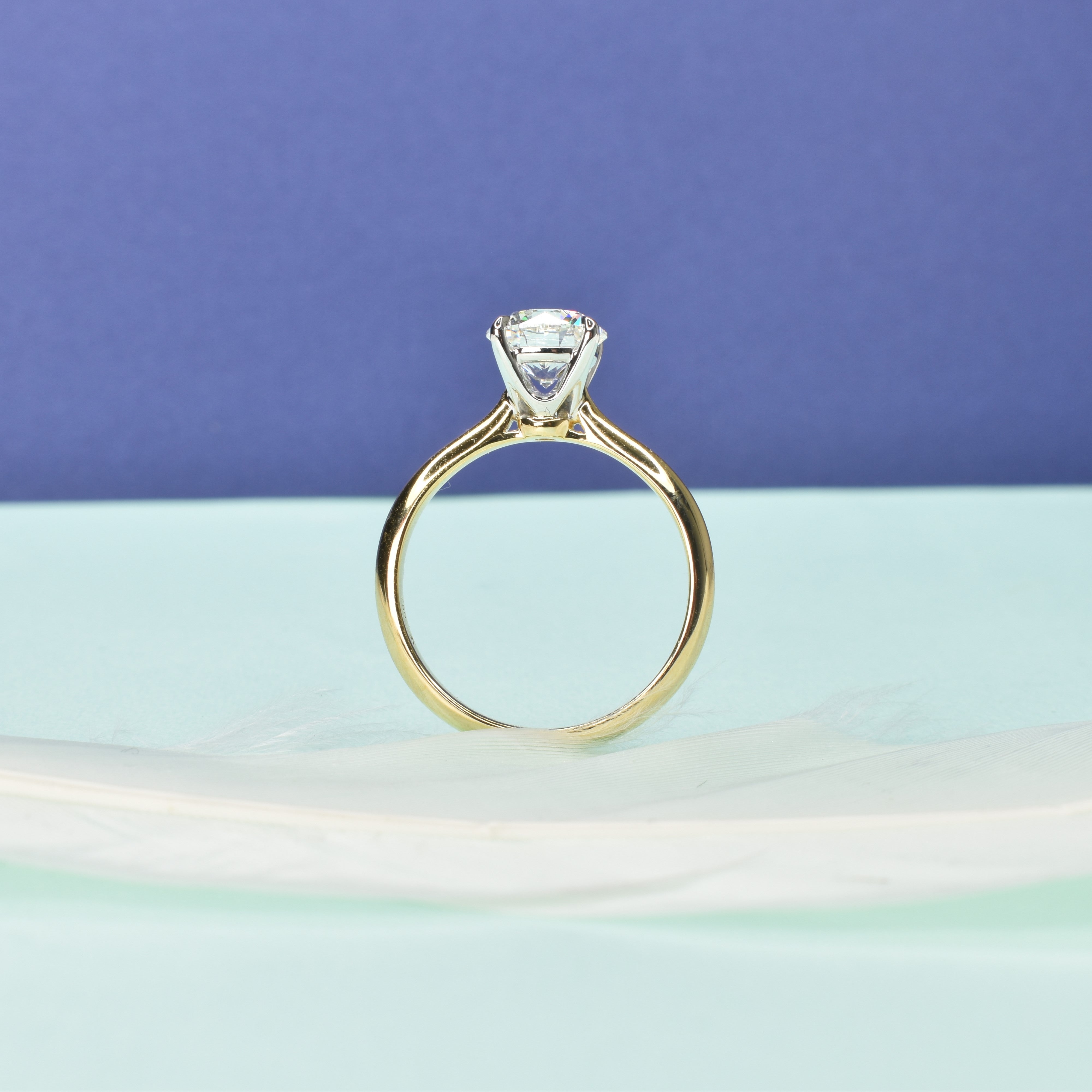 Classic 4 Prong Ring with Higher Setting
