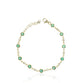 Emerald  and Diamond Link Bracelet