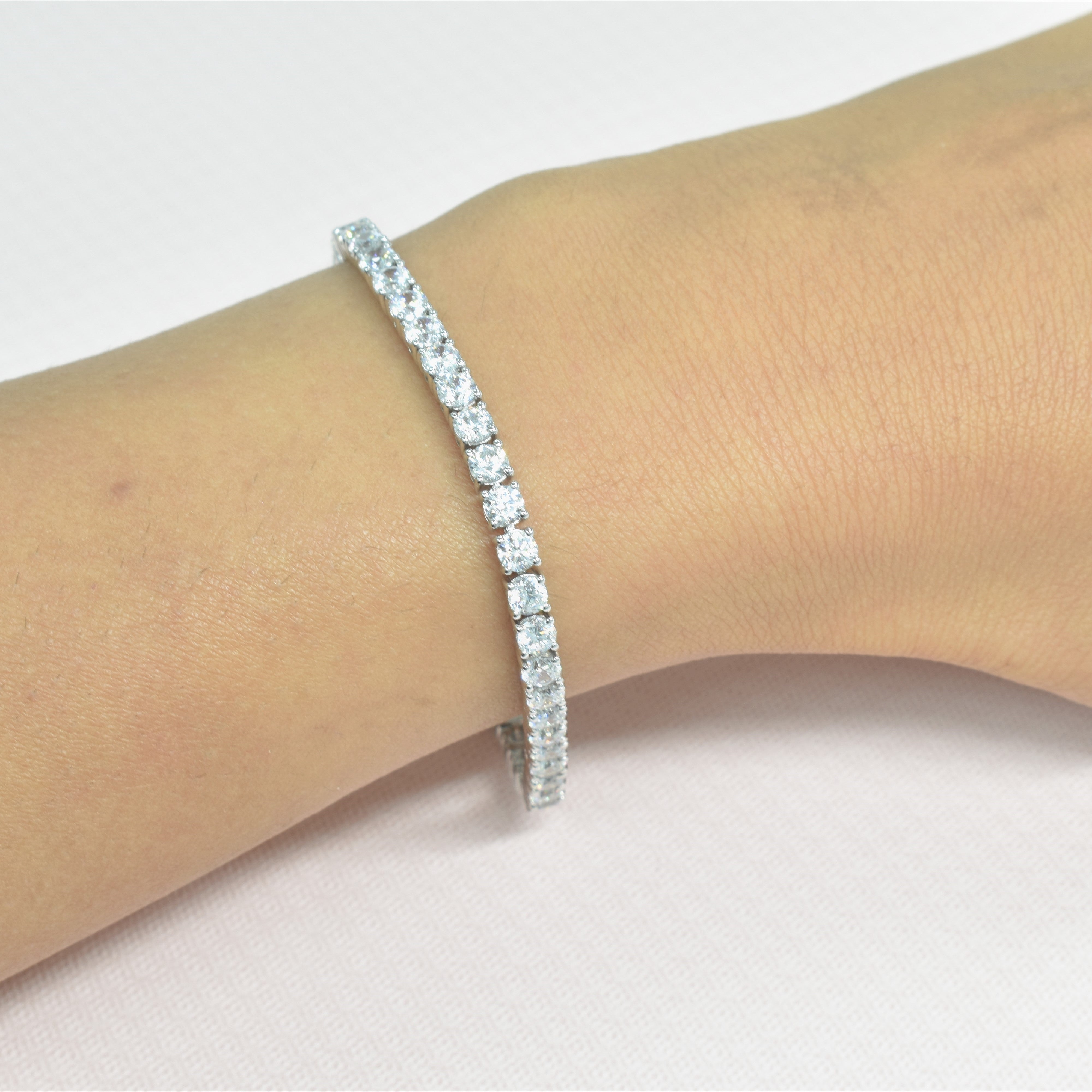 Classic Tennis Bracelet with 3.6mm Lab Grown Diamonds