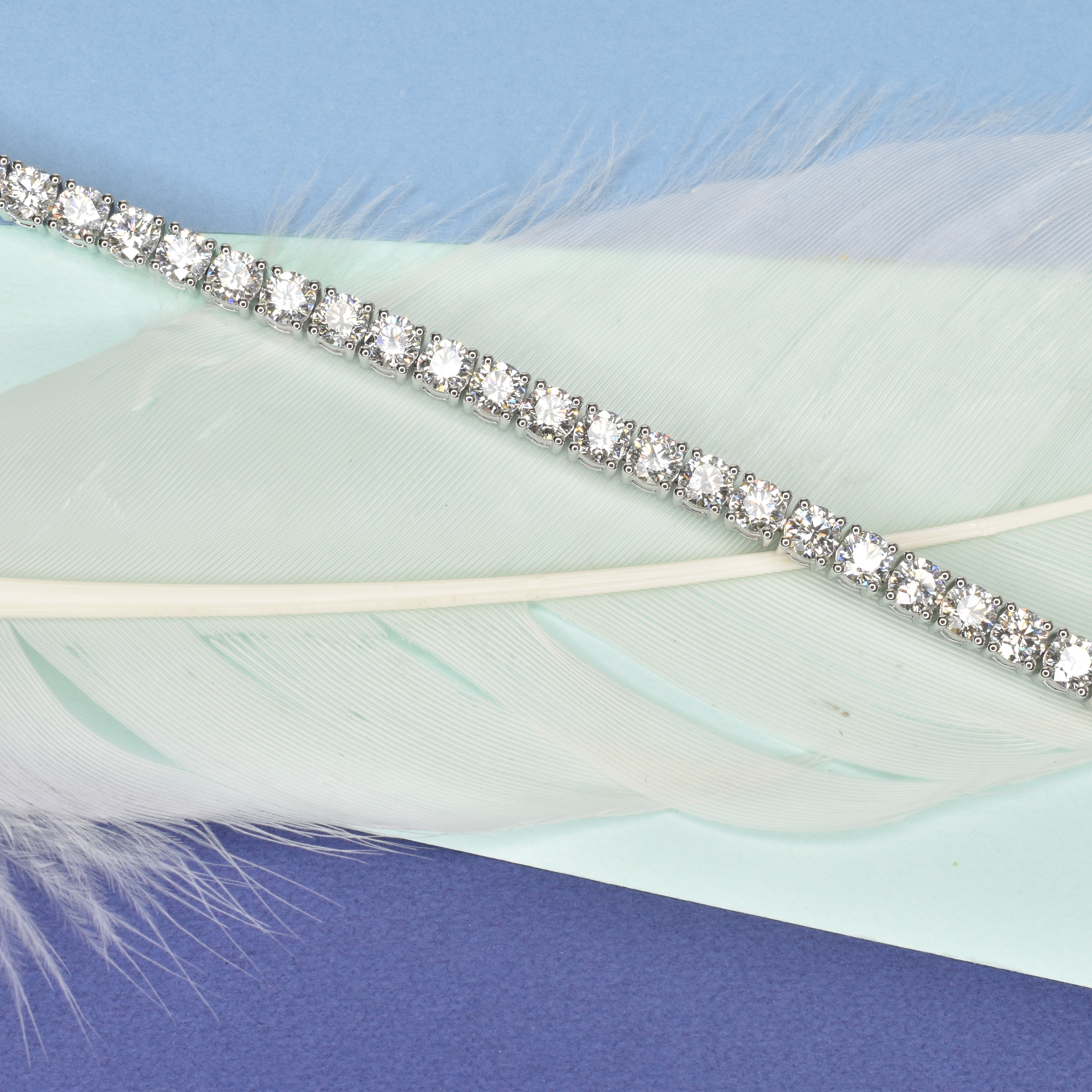 Classic Tennis Bracelet with 3.4mm Lab Grown Diamonds