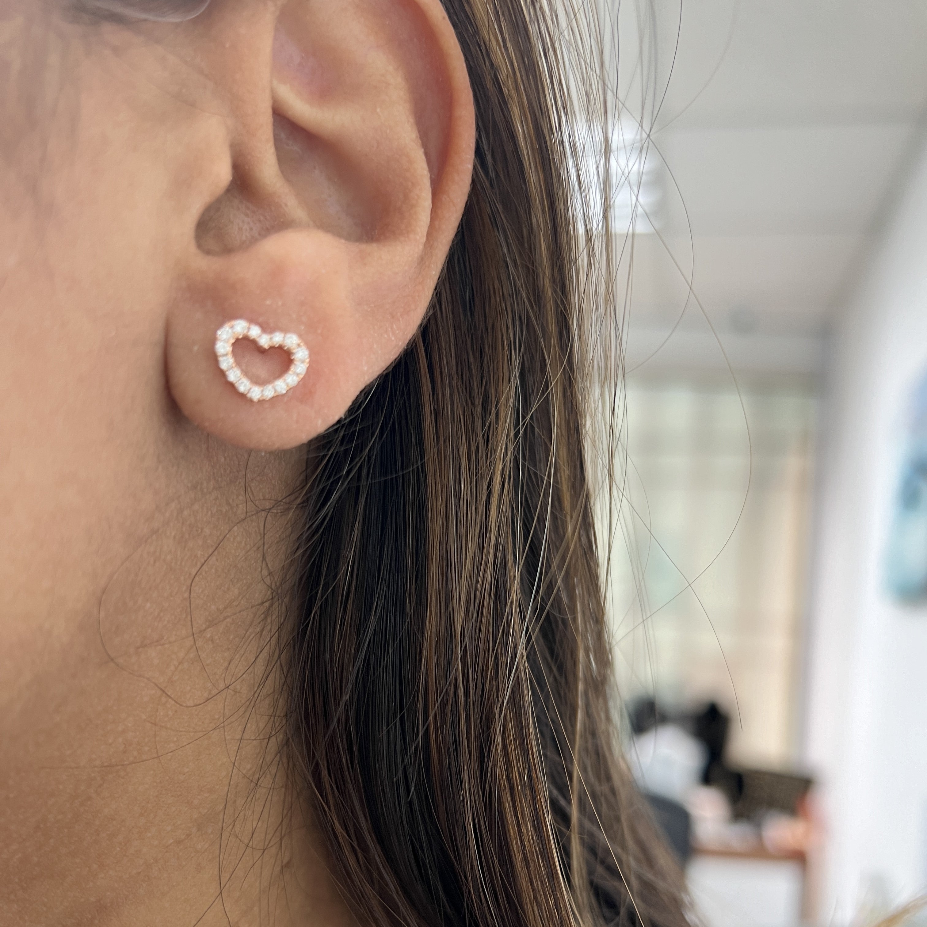 Young Heart Diamond Studs