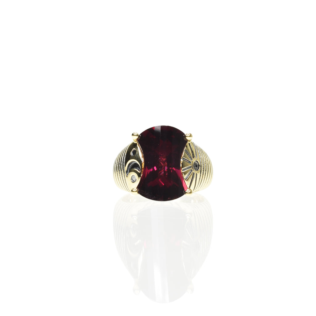 Deep Red Ring Deep Red Garnet Ring – NIYA K