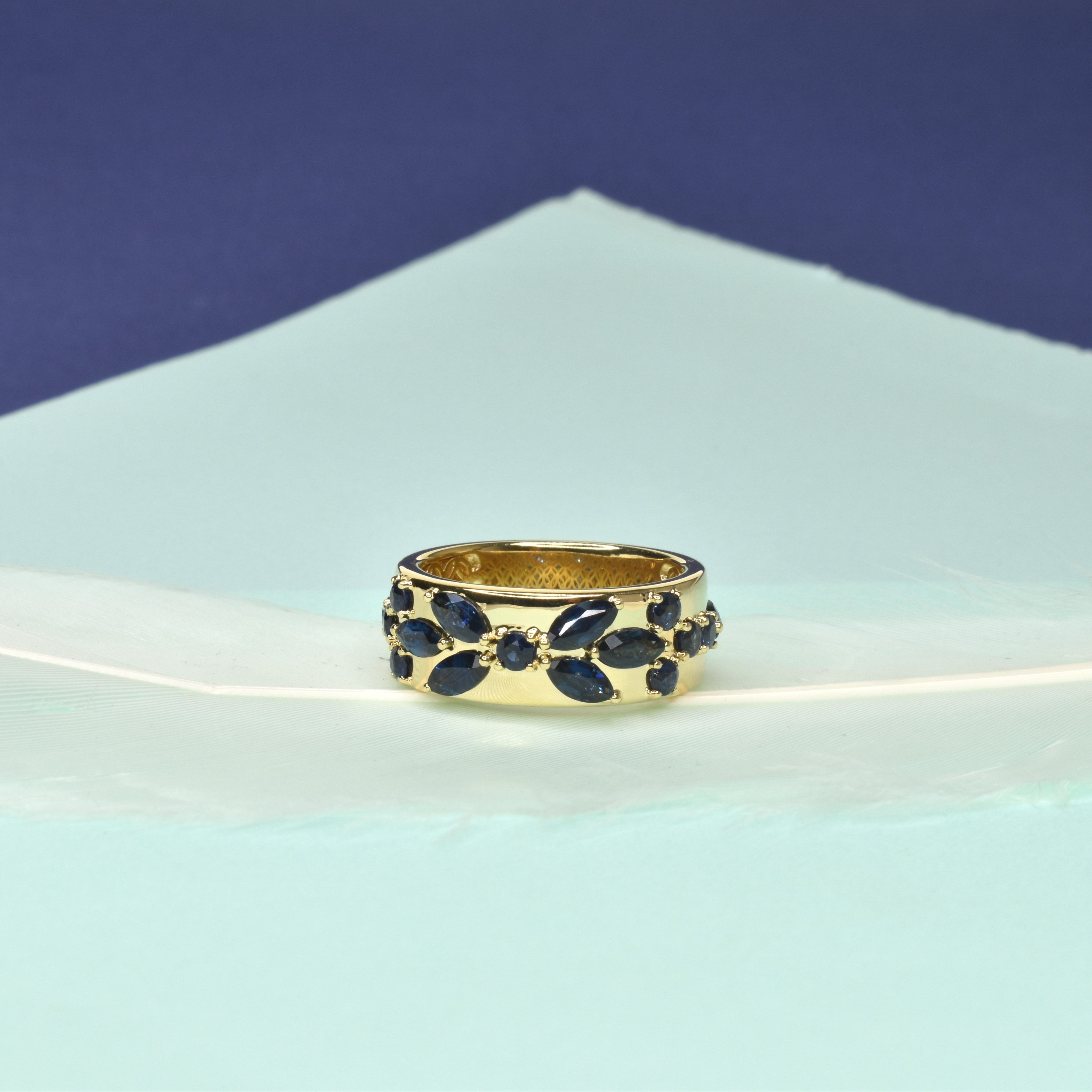 Sapphire Cigar Ring