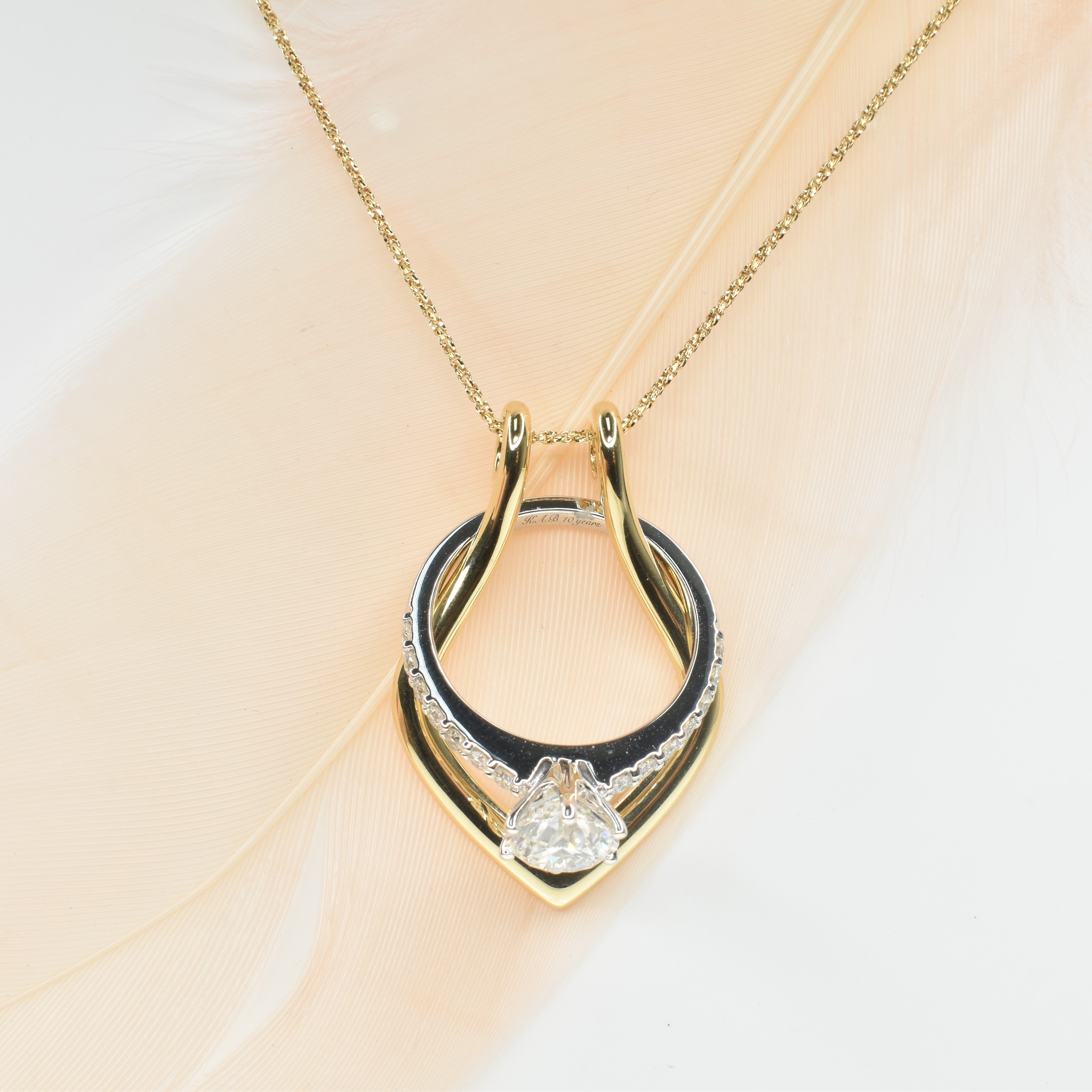 Hands Free; Ring holder Necklace
