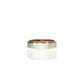 Mens Dual Tone Wedding Ring 5.5mm Wide